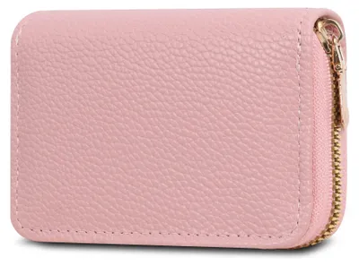 Image de Étui de carte de crédit en cuir, avec protection RFID