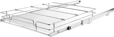 Produktbild von SucceBuy Schrank-Organizer, 17" B x 21" T, strapazierf?hig, verchromter Stahl, Vorratsregale, Heimgebrauch, Kš¹che, Badezimmer, unter der Spš¹le