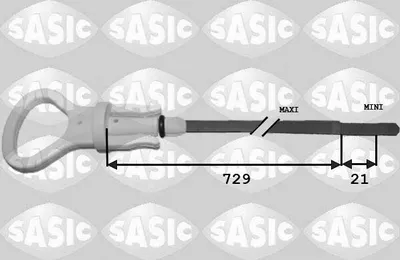 Produktbild von SASIC 1946005 Ölmessstab Ölpeilstab Ölstab für VW Transporter IV Bus (70B, 70C, 7DB, 7DK, 70J, 70K, 7DC, 7DJ) Transporter IV Kastenwagen