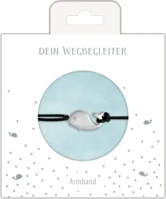 Produktbild von Armband mit Walanhänger (versilbert)