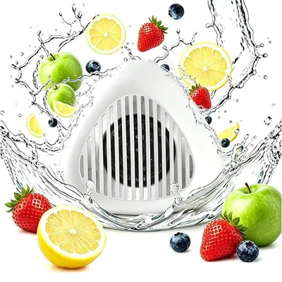 Produktbild von Tragbarer Obst- & Gemüsewäscher mit OH-Ionen, kabellos, IPX7 wasserdicht, 10-Minuten-Auto-Modus, USB-C – Obstwäscher & Lebensmittelreiniger für Küche
