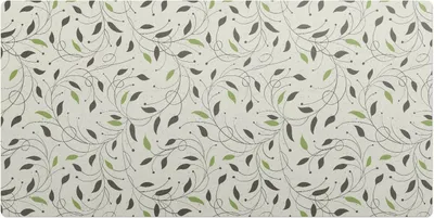 Produktbild von Pflanzenblattmuster– Schreibtischunterlage – Schreibtisch Tischunterlage – 90x45 cm – Unterlage Groß Schreibtischmatte
