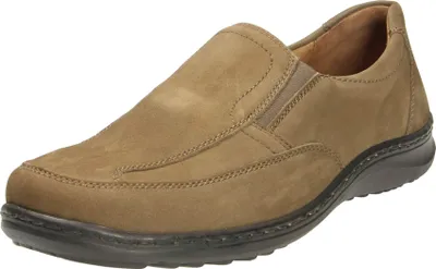 Produktbild von Waldläufer Herwig Slipper 478502-191-055, Denver (Nubukleder), Schlamm (Braun), Weite H 44 1/2