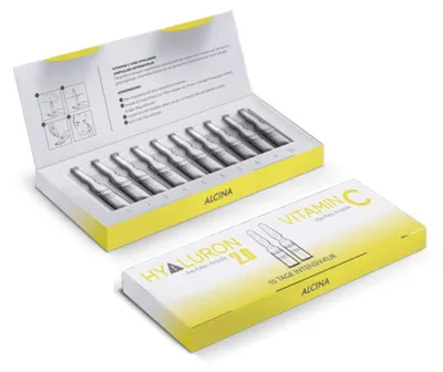 Produktbild von Alcina Hyaluron 2.0 / Vitamin C - Ampullen-Kur - 10x1ml