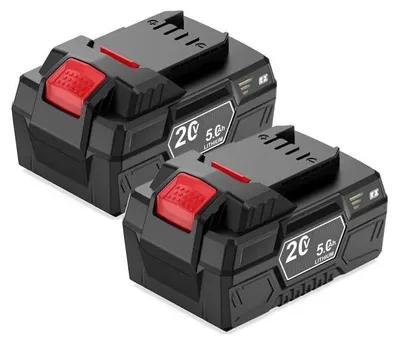 Zdjęcie produktu dla 2 akumulatory zapasowe 20V, 5Ah do urządzeń akumulatorowych