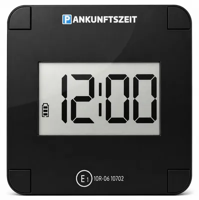 Produktbild von Parkzeit Parkscheibe mit AA-Batterie, 4 Jahre Laufzeit, KBA-zugelassen