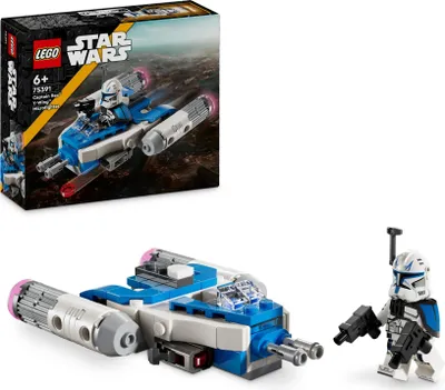 Produktbild von LEGO Star Wars Captain Rex Y-Wing Microfighter, baubares Spielzeug-Sternenschiff aus LEGO Steinen zum Sammeln, Geschenkidee für Jungen und Mädchen ab 6 Jahren 75391