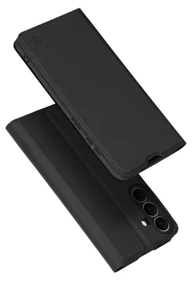 Produktbild von Techsuit Magskin Schutzhülle mit Klappe für Samsung Galaxy S26 FE S25 FE - Schwarz