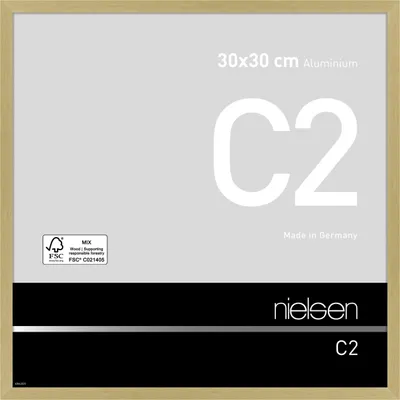 Zdjęcie produktu dla Rama na zdjęcia Nielsen, aluminiowa, format 30x30 cm, z możliwością umieszczenia zdjęcia w ramce lub na strukturze