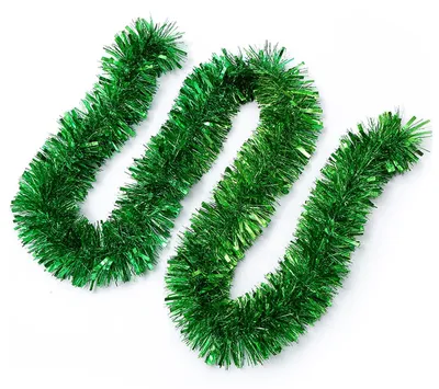 Imagen del producto de Guirnalda navideña metálica, 3 unidades, 2 metros de largo, decoración para el árbol de Navidad
