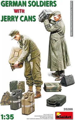 Produktbild von MiniArt 1:35 Fig. Dt. Soldaten m.Kraftstoffk.(2)