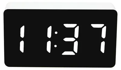 A digital clock displaying the time.