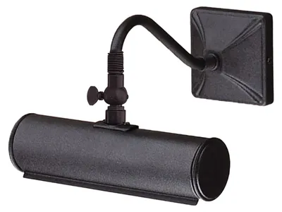 Image de Applique murale Picture Light noire, 1xE14x40W, métal, dim. : 13,5 x 19 x 20 cm, IP20, Elstead