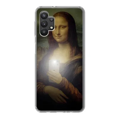 Produktbild von MuchoWow® Handyhülle Schutzhülle Hülle für Samsung Galaxy A32 5G Mona Lisa - Da Vinci - Telefon Silikon Softcase Handy Hülle - Softcase