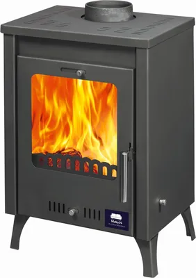 Produktbild von Kamin Ofen Kaminofen Anthrazit Rauchrohr 7,8KW Olympus BimSchV2  EEK A