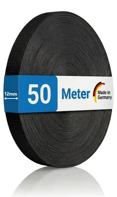 Produktbild von INOVATEC 50 m Rollladen Gurtband Mini 12 mm schwarz