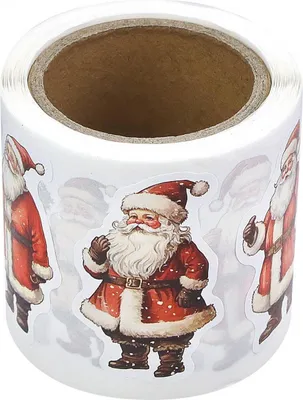 Obrázok produktu pre Nálepky na rolke Santas 250 kusov Titanum