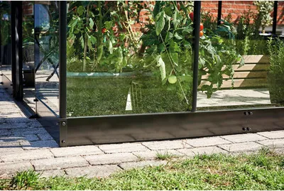 Produktbild von Fundament Halls Qube Lean-To 612 188 x 374 cm schwarz