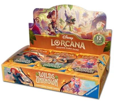 Produktbild von Disney Lorcana TCG – Wilds Unknown Booster Display ENGLISCH | 24 Booster Packs