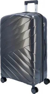 Produktbild von DYX 4 Rollen Koffer L 76 cm Dubai grau : grau Farbe vom Hersteller: grau