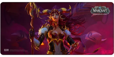 Zdjęcie produktu dla Podkładka gamingowa World Of WarCraft Dragonflight - Alexstrasza, XL