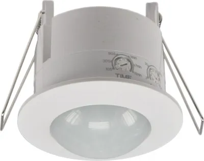 Produktbild von Chilitec Decken-Einbau-Bewegungsmelder 360° Innen Loch Ø 60mm PIR Sensor Weiß