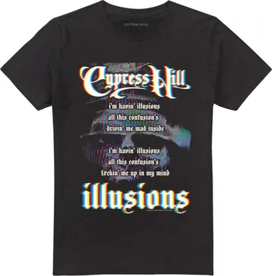 Produktbild von Cypress Hill - "Illusions" T-Shirt für Herren/Damen Uni TV25832 (4XL) (Schwarz)