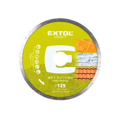 Obrázok produktu pre EXTOL Kotúč rezný Diamantový (125x22) plný (MB108832)