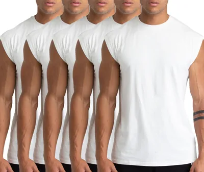 Produktbild von Elzusha – Herren Tanktop aus Baumwolle – Ärmelloses Trainingsshirt