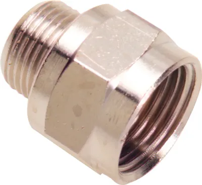 Immagine prodotto di Adattatore per prolunga filettatura femmina 3/8 - filettatura maschio 1/4 (blister 2 pezzi)