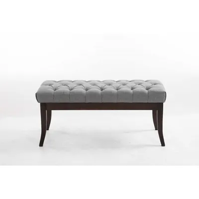 Produktbild von Sitzbank Ramses Stoff antik-dunkel 100 - grau