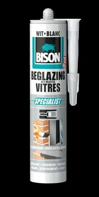 Productafbeelding van Beglazingskit Wit Koker 290 ml Bison