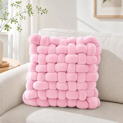 Sitzkissen 38x40 cm, Polyester, Rosa, 1 Stück