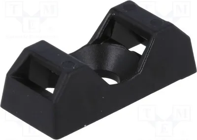 Produktbild von 10x Schraubbar H: 6,7mm 151-10930 Kabelbinder UL94V-2 schwarz B.Kabelbinder: 5mm