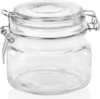 Produktbild von 2x Bügelverschlussglas Deckel mit Dichtung 500 ml Einmachglas Ø 11 cm