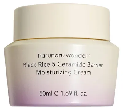 Haruharu WONDER - Black Rice 5 Ceramide Barrier Moisturizing Cream –hydratační pleťový krém 50 ml – obrázek 1