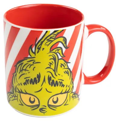 Produktbild von The Grinch Tasse - Team Grinch Kaffeetasse Becher Kaffeebecher aus Keramik Rot Weiß 320 ml