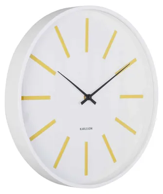 Produktbild von Karlsson - Wanduhr Arruga Retro - Goldgelb - Ø40cm