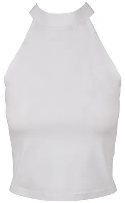 Immagine prodotto di Build Your Brand - Top dolcevita senza maniche da donna RW8937 (46 IT) (Bianco)