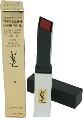 Produktbild von Yves Saint Laurent Rouge Pur Couture The Slim Sheer Matte, Violett, Berry Exposed, 1 Farben, Matte, Rein, Creme, BIS-DIGLYCERYL POLYACYLADIPATE-2 ● DIMETHICONE ● VINYL DIMETHICONE/METHICONE SILSESQUIOXANE...