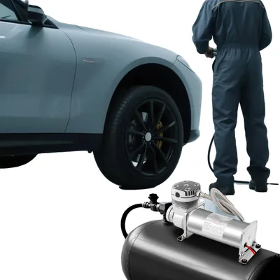 Produktbild von Luftkompressor, 200-300W Leistung, 12V Spannung, 200PSI Maximaldruck, 72dB Geräuschpegel, Universelle Kompatibilität