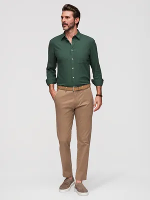 Produktbild von OMBRE Chinohose Regular Fit Smart Casual P1518 dark beige M
