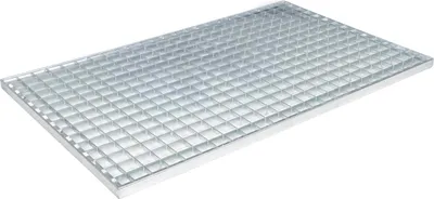 Immagine prodotto di Grata Argento 80 x 50 x 2 cm Acciaio Zincato a Caldo