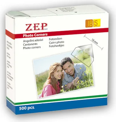 Produktbild von Fotoecken 15x15 mm ZEP 500 Stück