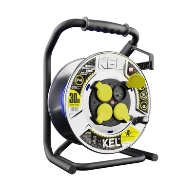 Zdjęcie produktu dla Przedłużacz z cewką Kel W-99267, 30M/3X2,5