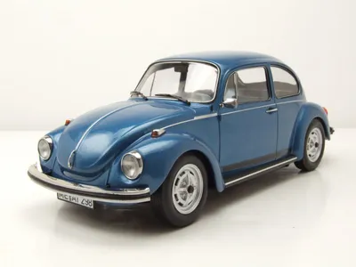 Produktbild von VW 1303 City Käfer 1973 blau metallic Modellauto 1:18 Norev