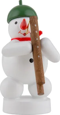 Immagine prodotto di Decorazione natalizia pupazzo di neve con fagotto Altezza 8 cm NUOVO