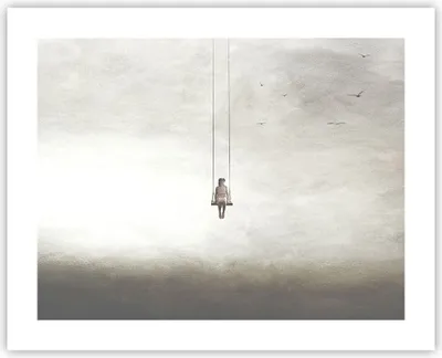 Produktbild von Poster - Poster ohne Rahmen - Schwingen rein Wolken - 50x40 cm - Wand Bild - Wanddeko - Wandbilder - Kunstposter - Wandposter - Bilder - Kunstdruck - Wanddekoration - Wandbild - P2XAA50x40-4875
