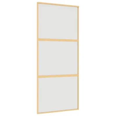 Obrázok produktu pre vidaXL Posuvné dvere Golden 90x205 cm matné ESG sklo a hliník