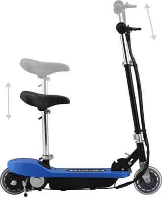 Produktbild von vidaXL E-Scooter mit Sitz 120 W Blau